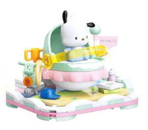Bộ đồ chơi lắp ghép Pochacco TOP TOY TC2306 phiên bản dễ thương cho bé gái 8 tuổi, có minifigure Pochacco, thiết kế không đổ, có thể làm hộp nhạc, chất lượng cao, giá tốt