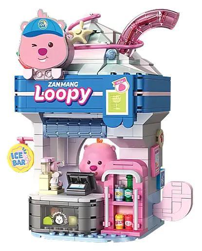 bộ lắp ghép Tiệm kem của Loopy TOP TOY TC2329, mô hình cửa hàng đồ uống dễ thương cho bé gái 8 tuổi, có đèn led giá tốt.