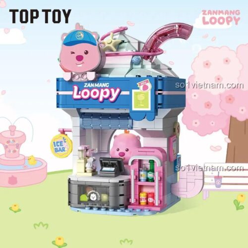đồ chơi mô hình Quầy bar kem Loopy TC2329, món quà sinh nhật sáng tạo cho bé gái, chất lượng cao siêu tiết kiệm.
