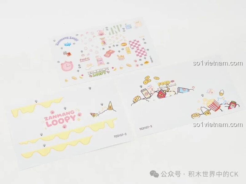 Các chi tiết lắp ráp ZANMANG LOOPY: Beauty Diary của TOP TOY