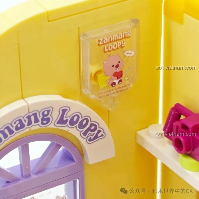 Mô hình ZANMANG LOOPY: Beauty Diary của TOP TOY với đèn LED, nhân vật và phụ kiện trang điểm, tắm rửa