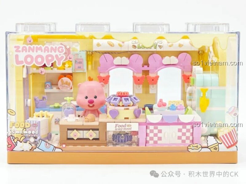 Mô hình ZANMANG LOOPY: Beauty Diary của TOP TOY với phụ kiện tắm rửa
