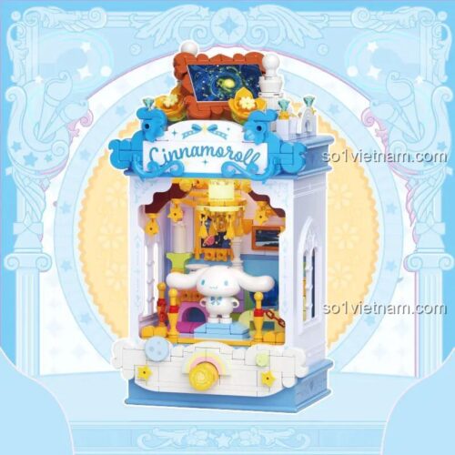 Mô hình Cinnamoroll Phiêu Lưu Nghệ Thuật TOP TOY TC3110 đã lắp ráp hoàn chỉnh, chi tiết cao, đồ chơi mô hình cho bé gái 8 tuổi