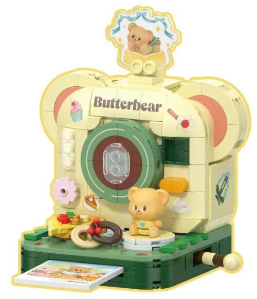 Đồ chơi mô hình Máy ảnh Butterbear TOP TOY TC3501, mô hình chính diện với Gấu Bơ dễ thương, phù hợp bé gái 6 tuổi