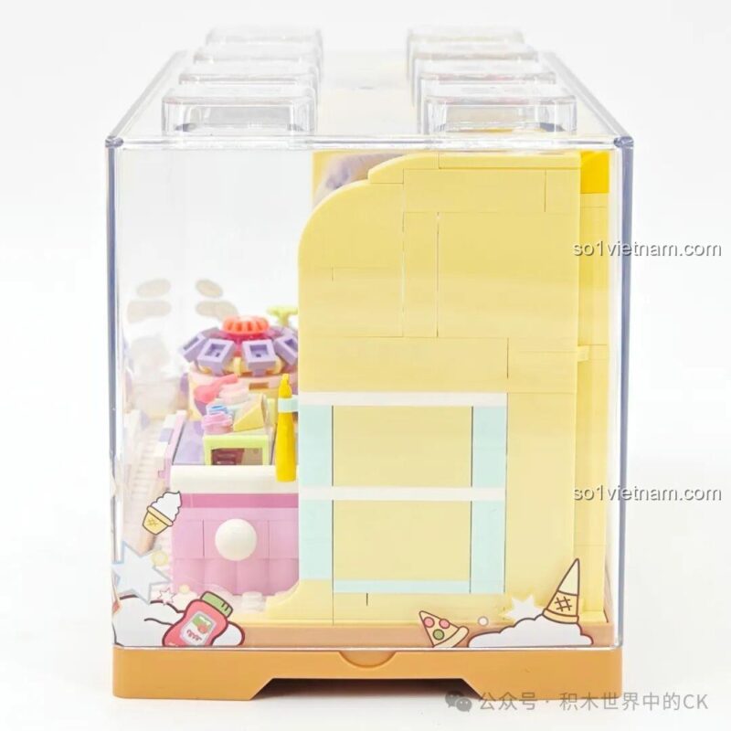 Mô hình nhà bếp ZANMANG LOOPY TC3107 của TOP TOY với kem