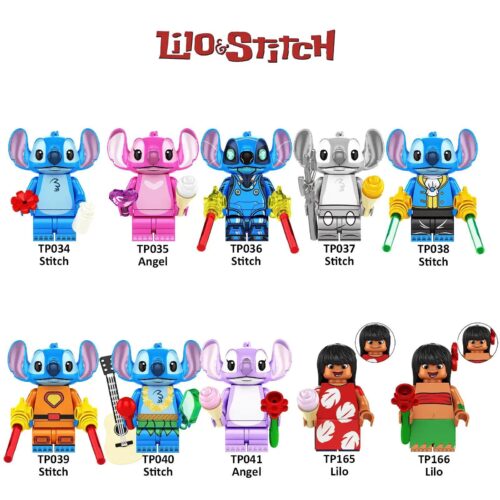 Bộ đồ chơi lắp ghép TP036 Stitch - 10 nhân vật Stitch độc đáo, Mô hình Stitch, Figure Stitch, Nhân vật Lilo & Stitch, Phim ảnh, Nhân vật hoạt hình, Tương thích LEGO®, Giá tốt, Cho bé 6 tuổi