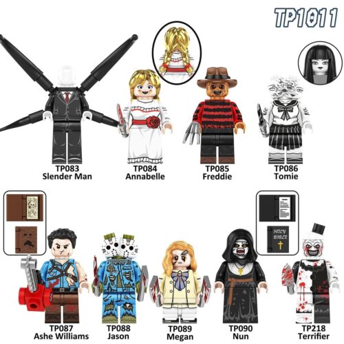 Minifigure Slender Man TP084, bộ đồ chơi kinh dị Halloween, figure TP, đồ chơi mô hình TP, minifigure TP, đồ chơi giáo dục cho bé 14 tuổi