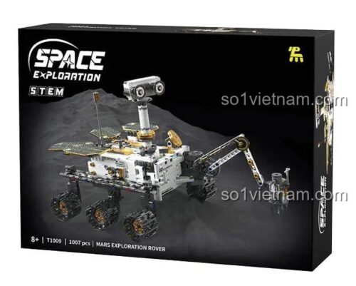 Hộp đựng bộ lắp ráp Xe Khám Phá Sao Hỏa Tuomu T1009 - 1007 chi tiết, độ tuổi 8+