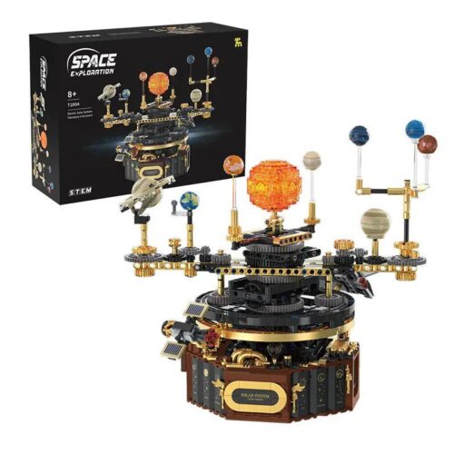 Hộp sản phẩm Tuomu T2004 Mô hình Hệ Mặt Trời Động cơ Điện, đồ chơi lắp ghép STEM cho bé 8 tuổi