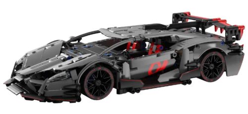 bộ lắp ghép Siêu xe Lamborghini LB GTY-01 Tuomu T7005, mô hình xe đua tỉ lệ 1:14 màu đen xám đỏ, đồ chơi lắp ráp cho bé trai 8 tuổi, giá tốt