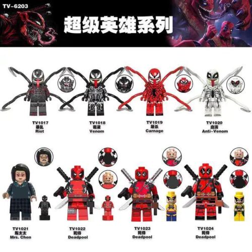 Bộ đồ chơi TV TV1022 Bộ 8 Minifigure Siêu Anh Hùng Marvel giá rẻ cho bé trai 6 tuổi