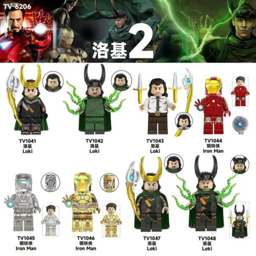Bộ đồ chơi Loki TV1047, đồ chơi mô hình Thần Lừa Lọc Loki, chi tiết tinh xảo, cho bé trai 6 tuổi, giá tốt