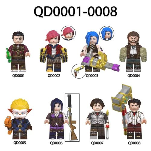 Bộ 8 Mô Hình Nhân Vật Liên Minh Huyền Thoại, Figure Liên Minh Huyền Thoại, Nhân vật game, Figure game, Độ tuổi 14, Con trai, Giá tốt