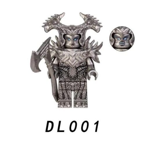 Minifigure Steppenwolf DL001 cầm rìu, nhân vật DC, đồ chơi mô hình cho bé trai 6 tuổi