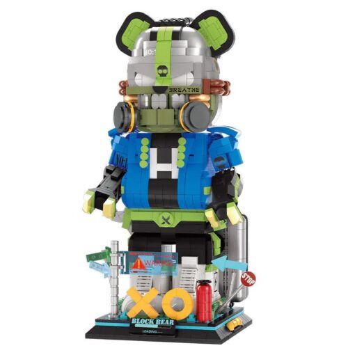 Bộ lắp ghép Gấu Robot Wangao, mô hình Gấu Robot Cơ Khí Dangerous Traveler 15 188020, khớp nối linh hoạt, cho con trai 6 tuổi giá tốt.
