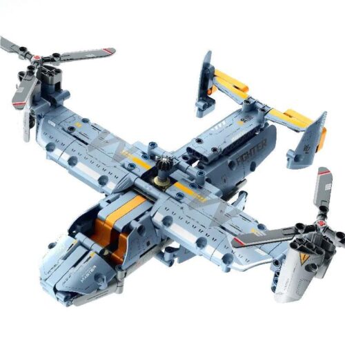 Máy bay Vận tải Osprey WanZhi 6830 bộ lắp ghép Technic cho bé trai 14 tuổi
