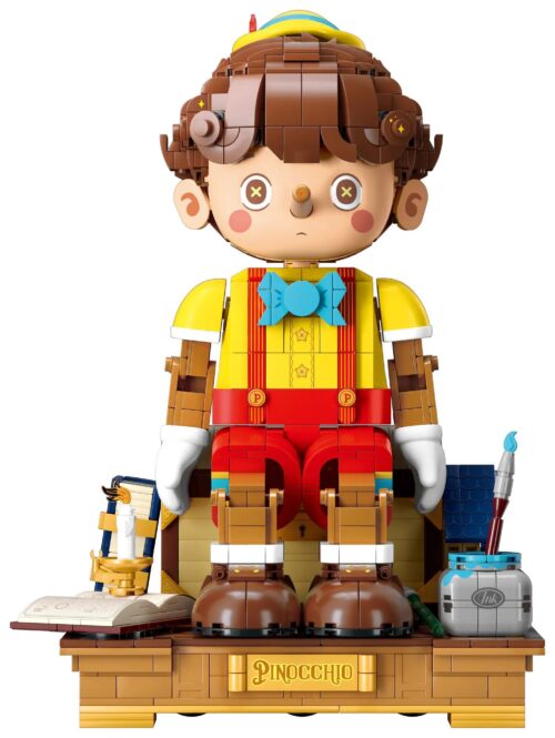 Bộ lắp ghép Pinocchio Wekki 506186 mô hình nhân vật chú bé Pinocchio sống động từng chi tiết, phù hợp bé trai 8 tuổi, giá tốt