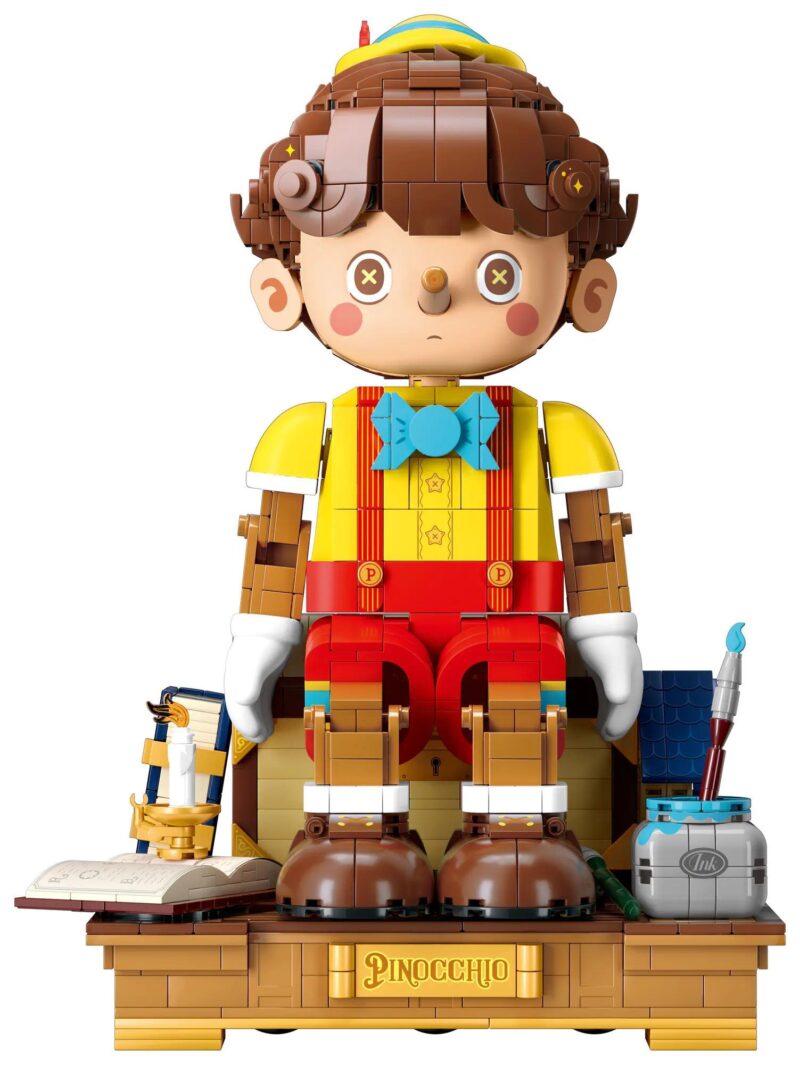 Bộ lắp ghép Pinocchio Wekki 506186 mô hình nhân vật chú bé Pinocchio sống động từng chi tiết, phù hợp bé trai 8 tuổi, giá tốt