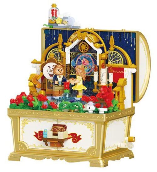 Bộ đồ chơi Wekki 506194 Hộp nhạc công chúa Belle, mô hình hộp nhạc cổ tích chất lượng cao, giá tốt cho bé gái 8 tuổi.
