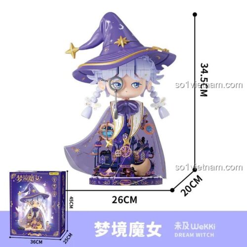 Mô hình Ma Nữ Revi Wekki 506196 với kích thước chi tiết, đồ chơi lắp ghép chất lượng cao cho bé gái 14 tuổi, giá tiết kiệm.