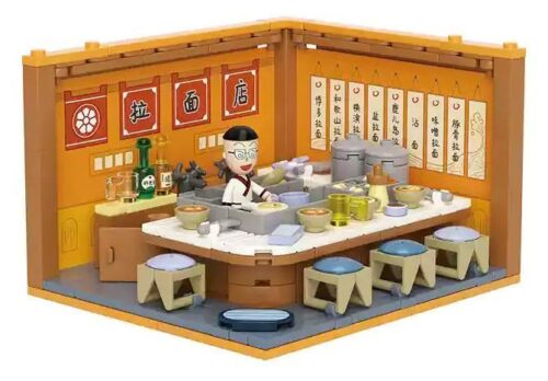 Mô hình tiệm Ramen Maruo-kun's Ramen Shop Wekki 516418 lắp ráp chi tiết, đồ chơi xếp hình cho bé 6 tuổi