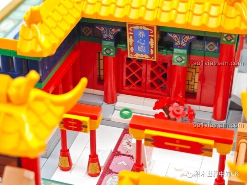 Cung điện phụ "Hồ Phán Cung" trong Wekki 518001 Trò chơi, với kiến trúc truyền thống.