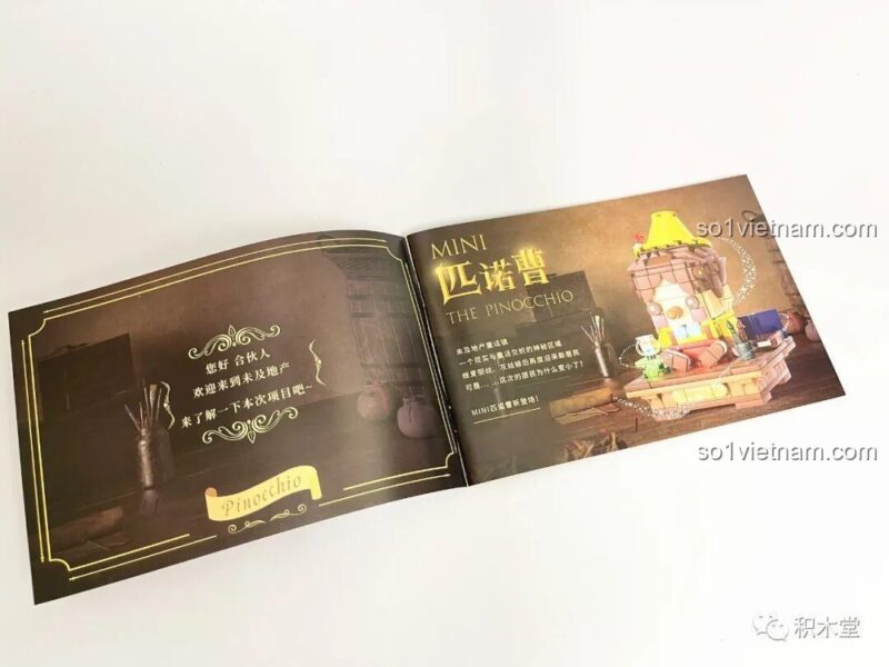Trang sách hướng dẫn lắp ráp Wekki G2307 MINI Pinocchio