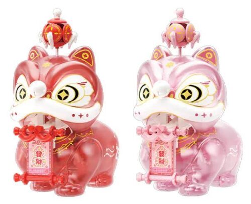 Bộ lắp ghép Sư tử Trung Hoa màu đỏ 未及Wekki 516163 - Đồ chơi xếp hình linh vật may mắn cho bé 14 tuổi