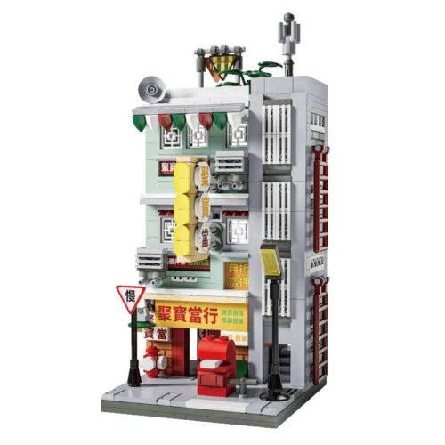 Bộ lắp ghép Welleadz 6104 Cửa hàng cầm đồ - Mô hình phố cổ hoài niệm