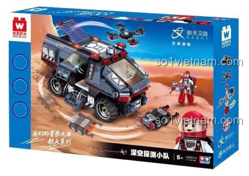 WISE BLOCK HA390101 Hộp sản phẩm Đội Thám Hiểm Không Gian Sâu