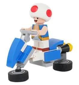 Bộ lắp ghép WM MOC1225-A Xe Mô Tô Mario Toad, đồ chơi lắp ráp cho bé trai 6 tuổi, giá tốt, kèm minifigure Toad, thiết kế độc đáo.
