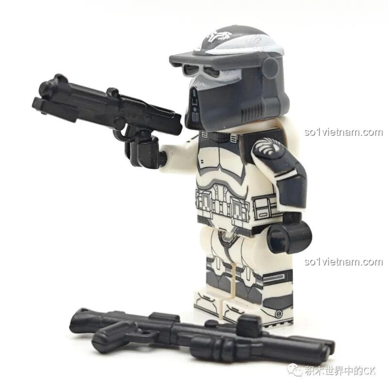 Lính Clone Wolfpack 6128 WM2261 Wolfpack AT-RT Driver mặt sau, chi tiết mũ, giá tốt, đồ chơi sáng tạo