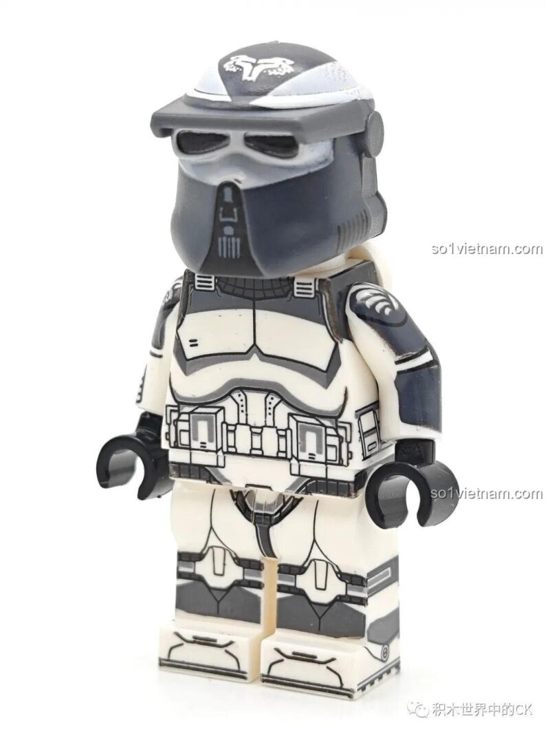 Minifigure Lính Clone Wolfpack WM2265 Commander Wolfe, set đồ chơi Lính Clone Chiến Binh giá rẻ cho bé trai 6 tuổi