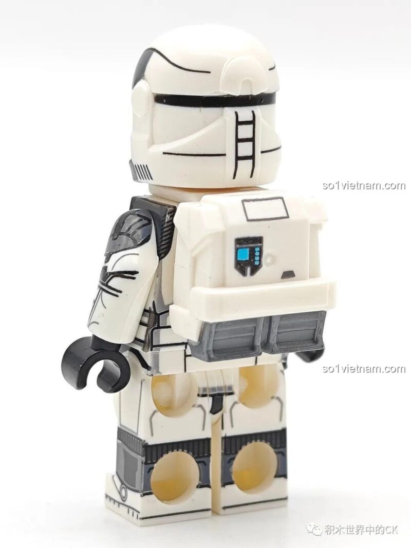 Mặt sau minifigure WM2266 Wolf Regiment Commandos, set đồ chơi Lính Clone giá rẻ cho bé trai 6 tuổi, đồ chơi mô hình WM 6128 chất lượng cao.