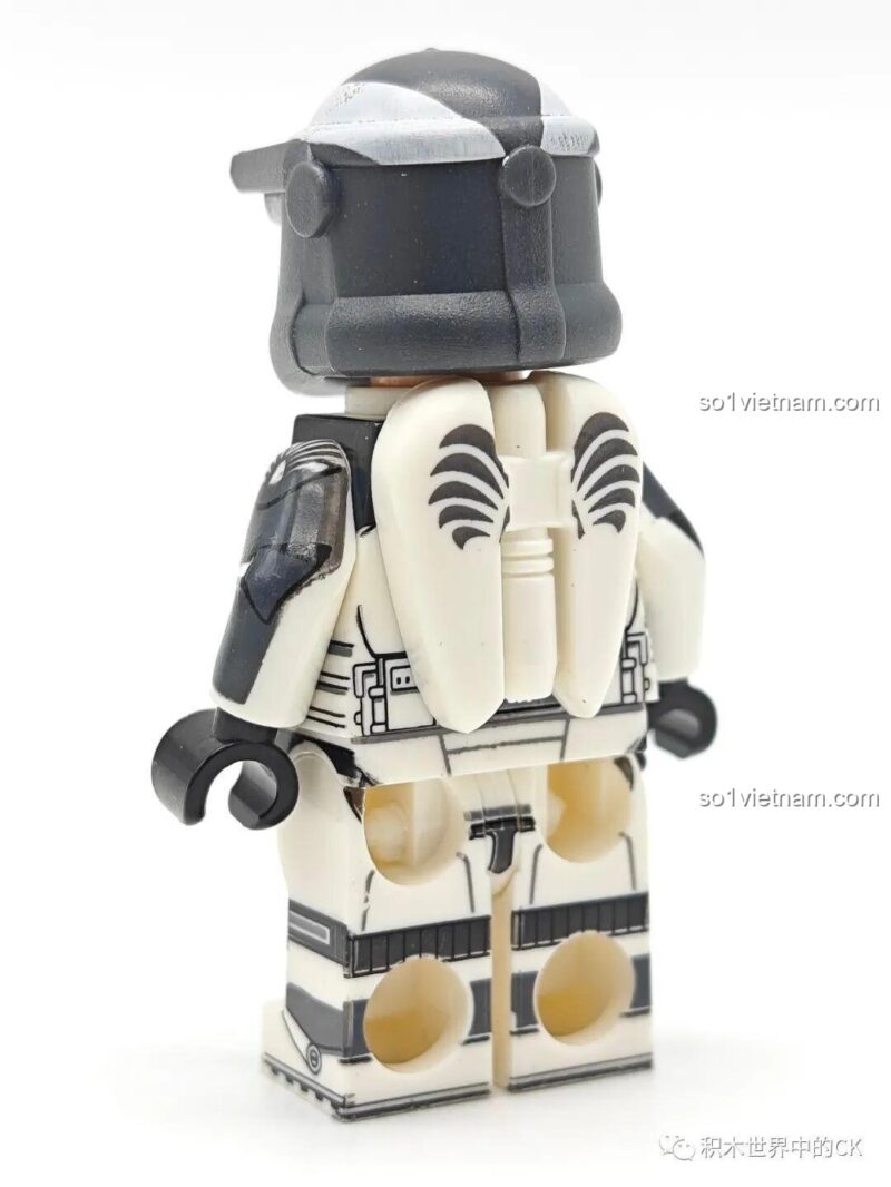 Minifigure Lính Clone Wolfpack WM2266 Wolf Regiment Commandos, đồ chơi xếp hình WM6128 chất lượng tốt cho bé trai 6 tuổi