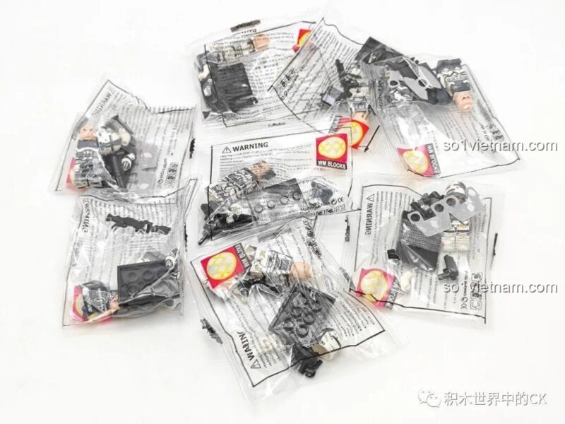 Đồ chơi mô hình WM6128, các túi minifigure Lính Clone Wolfpack chưa lắp ráp, chất lượng cao