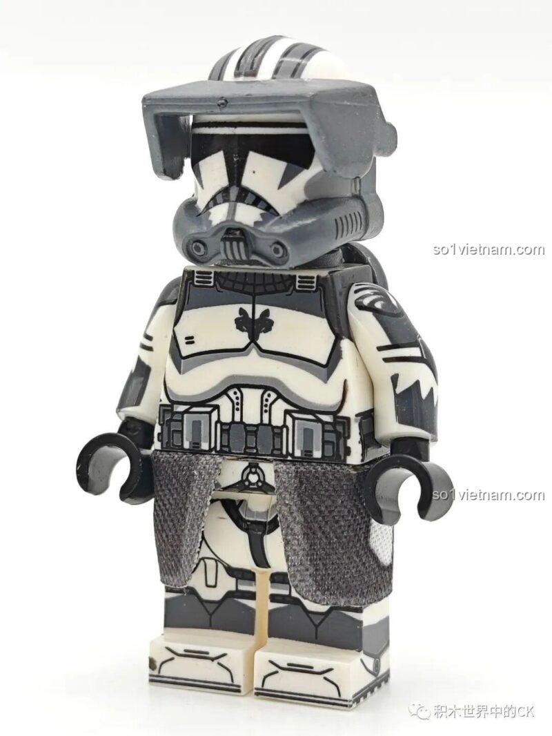 Đồ chơi mô hình Lính Clone Wolfpack, Wolves Commander với trang bị đặc biệt, chất lượng vượt trội, đáng tiền.