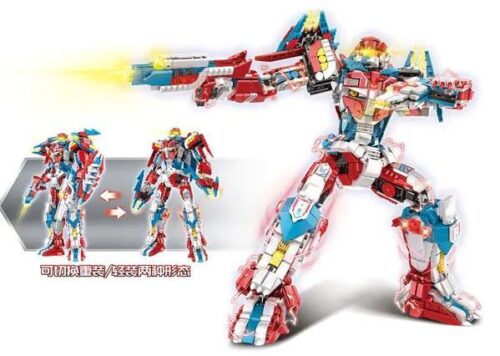 Bộ lắp ghép Kẻ Hủy Diệt Bóng Ma WOMA C4006, đồ chơi mô hình Robot Biến Hình, phù hợp cho con trai 6 tuổi, giá tốt.
