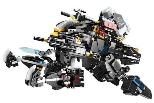 Mô hình Robot Đặc Nhiệm SWAT hợp thể WOMA C5018, bộ lắp ghép giá rẻ cho bé trai 6 tuổi.