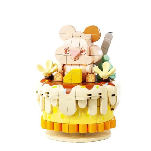 bộ lắp ghép Bánh Kem Hamster Wonder Moon 802032, mô hình chú chuột hamster đáng yêu trên bánh kem, đồ chơi cho bé gái 6 tuổi giá rẻ.
