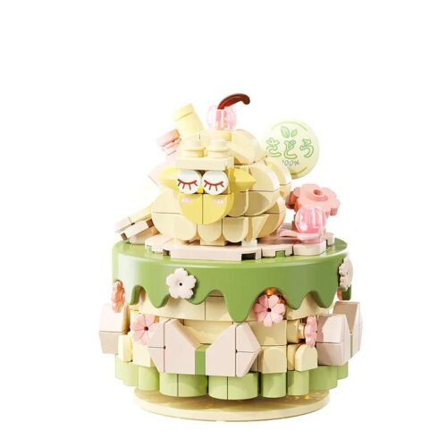 Bộ lắp ghép Wonder Moon 802033 Bánh kem cừu con vị trà xanh. Đồ chơi mô hình dễ thương cho bé gái 6 tuổi, giá rẻ.