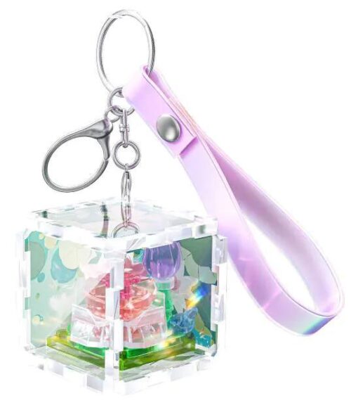 Móc khóa hoa sen Wonder Moon 802060 bộ lắp ghép tinh tế sắc hoa, đồ chơi mô hình cho con gái 14 tuổi, giá tốt