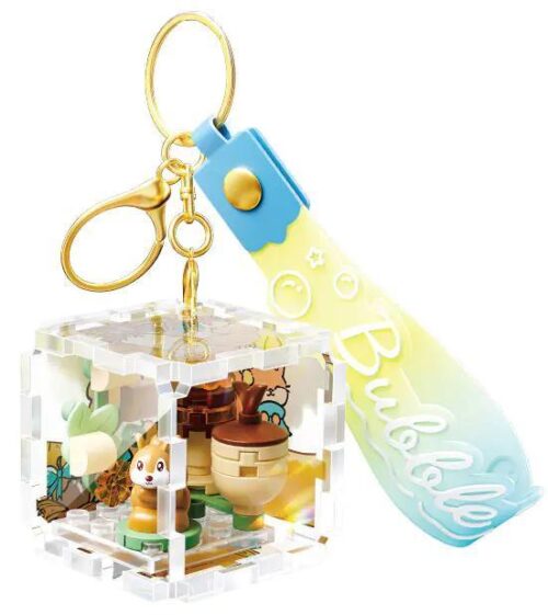 bộ lắp ghép Sóc Mùa Thu Wonder Moon 802063, móc khóa lắp ghép mini, đồ chơi mô hình cho thanh niên 14 tuổi, giá tốt