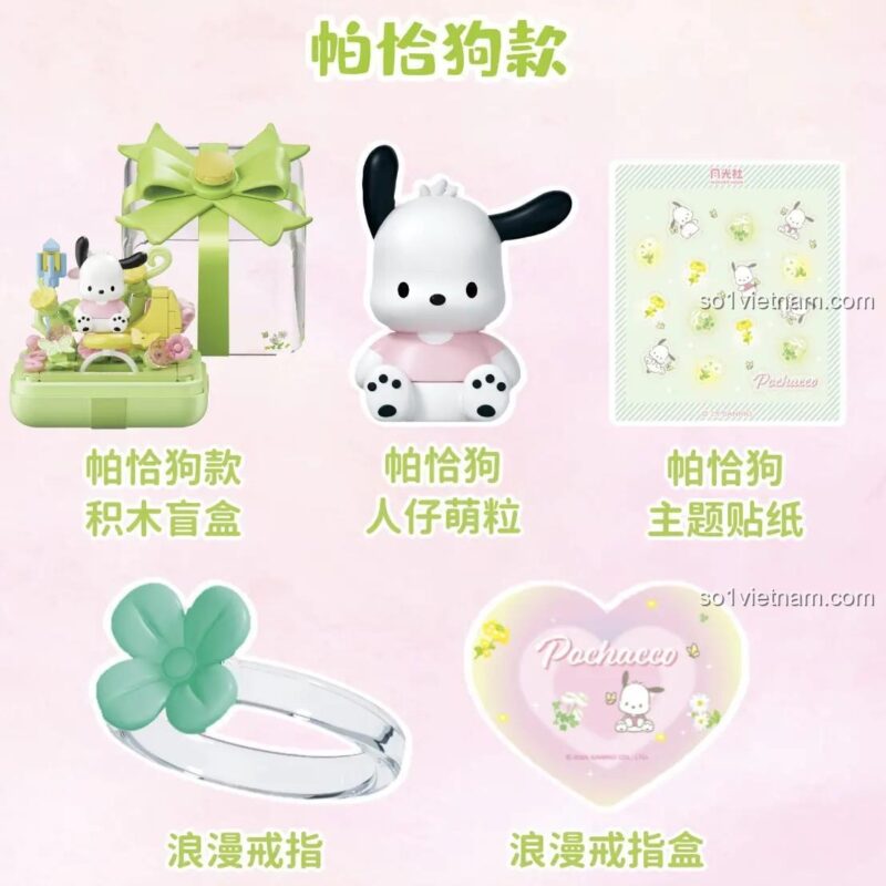 Chi tiết các thành phần trong hộp mù nhẫn Pachacco Wonder Moon 803303.