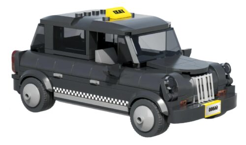 Bộ lắp ghép Xe Taxi Cổ Điển Xbert 66008, đồ chơi mô hình Xe Taxi Đen giá tốt cho thanh niên 14+ tuổi, tái hiện nét cổ điển.