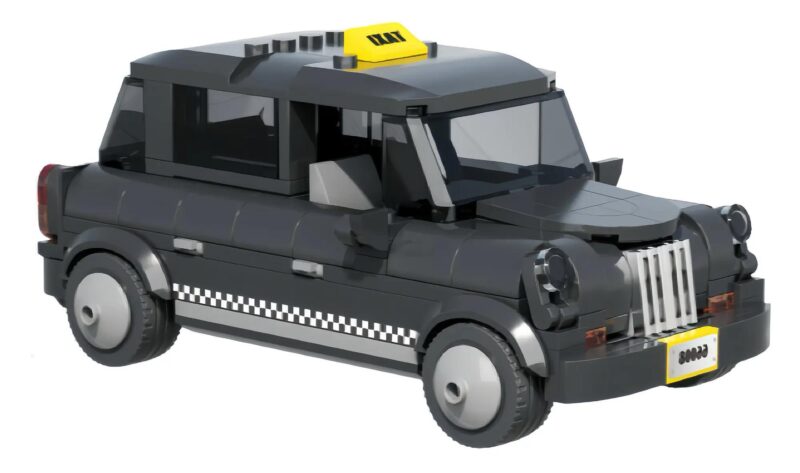 Bộ lắp ghép Xe Taxi Cổ Điển Xbert 66008, đồ chơi mô hình Xe Taxi Đen giá tốt cho thanh niên 14+ tuổi, tái hiện nét cổ điển.