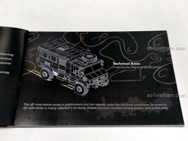 Mô hình hoàn thành bộ lắp ghép Xbert 66009, Xe Địa Hình Unimog U4000, cho con trai 14 tuổi, siêu tiết kiệm