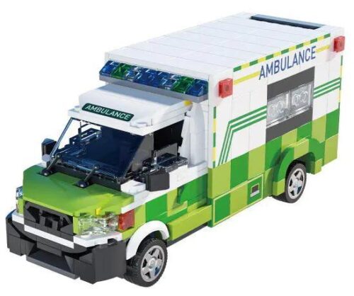 Bộ lắp ghép Xe Cứu Thương Xbert 66040 chi tiết, món quà ý nghĩa cho bé trai 6 tuổi, giá rẻ.