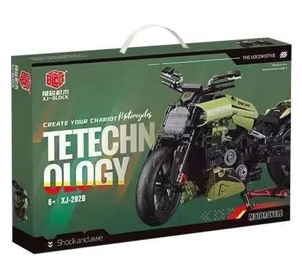 bộ lắp ghép Mô tô Ducati Xiangjun XJ-282B hộp sản phẩm, đồ chơi lắp ráp cho bé trai 6 tuổi, giá tốt