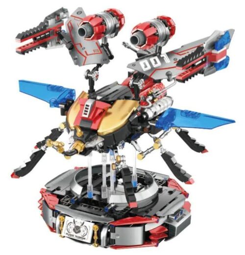 bộ lắp ghép Chiến Binh Bay Cơ Khí Xiao Jiao Du JD048, mô hình robot côn trùng, khớp đa chiều linh hoạt, giá tốt
